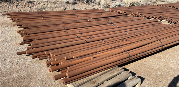 Used 3" W X 20' Long Steel Grinding Rods For 13'6" X 20' (4.1m X 6.1m) Rod Mill)